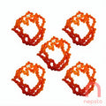 Marigold Garland / Sayapatri Mala (Bundle of 5) - Orange (Plastic)