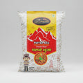 Packaged puffed rice with a yellow and red label featuring the brand 'Nepal Foods'.