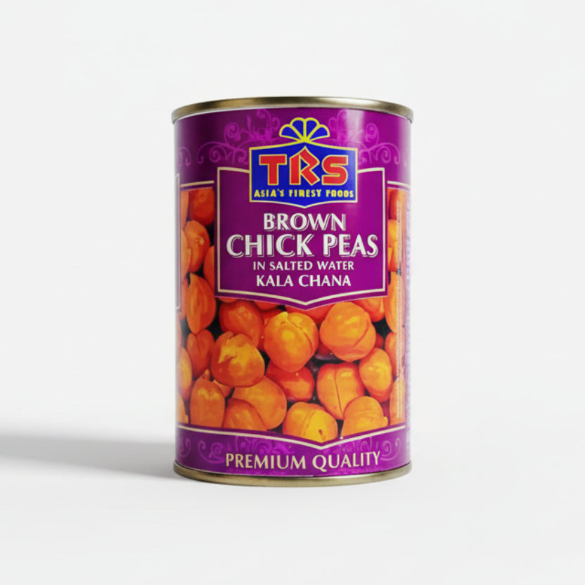 boiled brown check peas