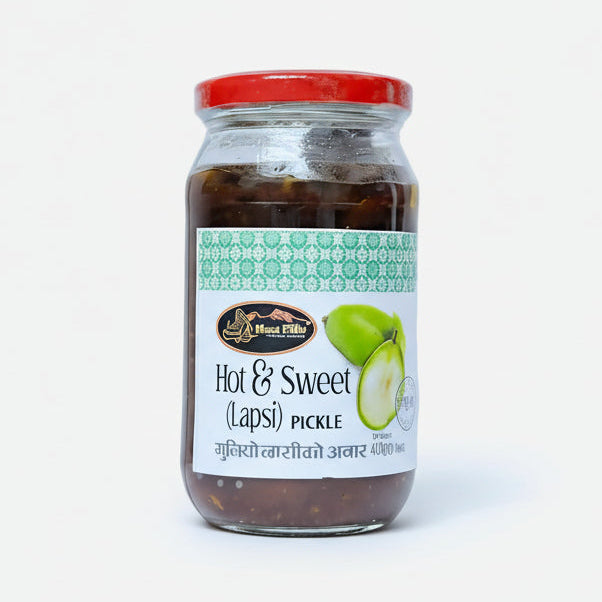 hot and sweet lapsi pickle