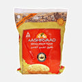 Aashirvaad Whole Wheat Flour in a 2kg bag with red and gold color scheme, predominantly featuring the brand logo and product name.
