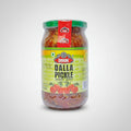 Jar of Duk Dalla Pickle on a white background