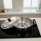 Diamond white induction karahi