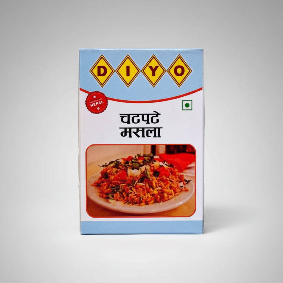 Box of DIYO Chappathi Masala on a white background