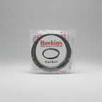 Hawkins pressure cooker gasket in packaging on a white background