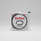 Hawkins pressure cooker gasket in packaging on a white background