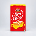 Brooke Bond Red Label tea box on a white background
