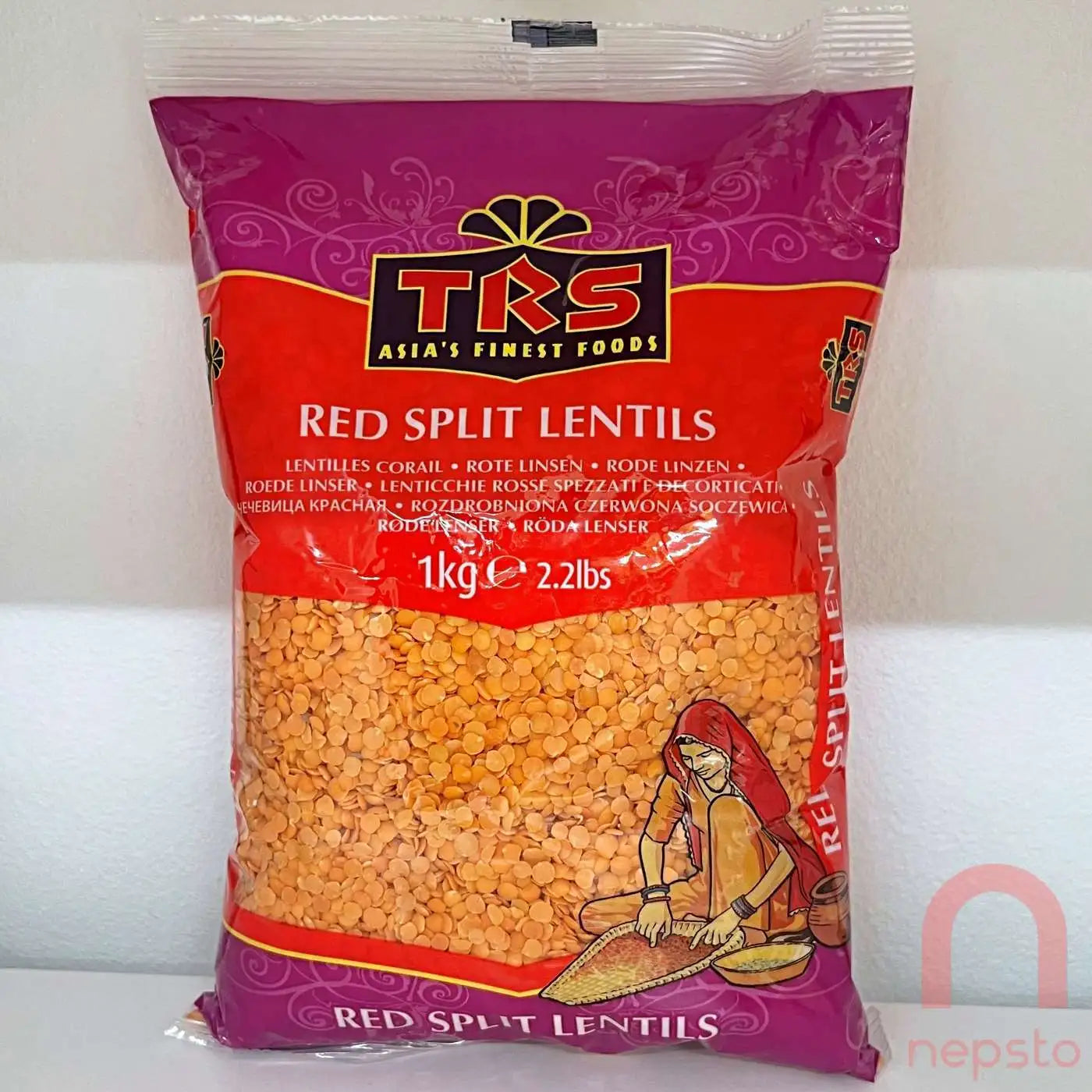 TRS Red split lentils 1kg