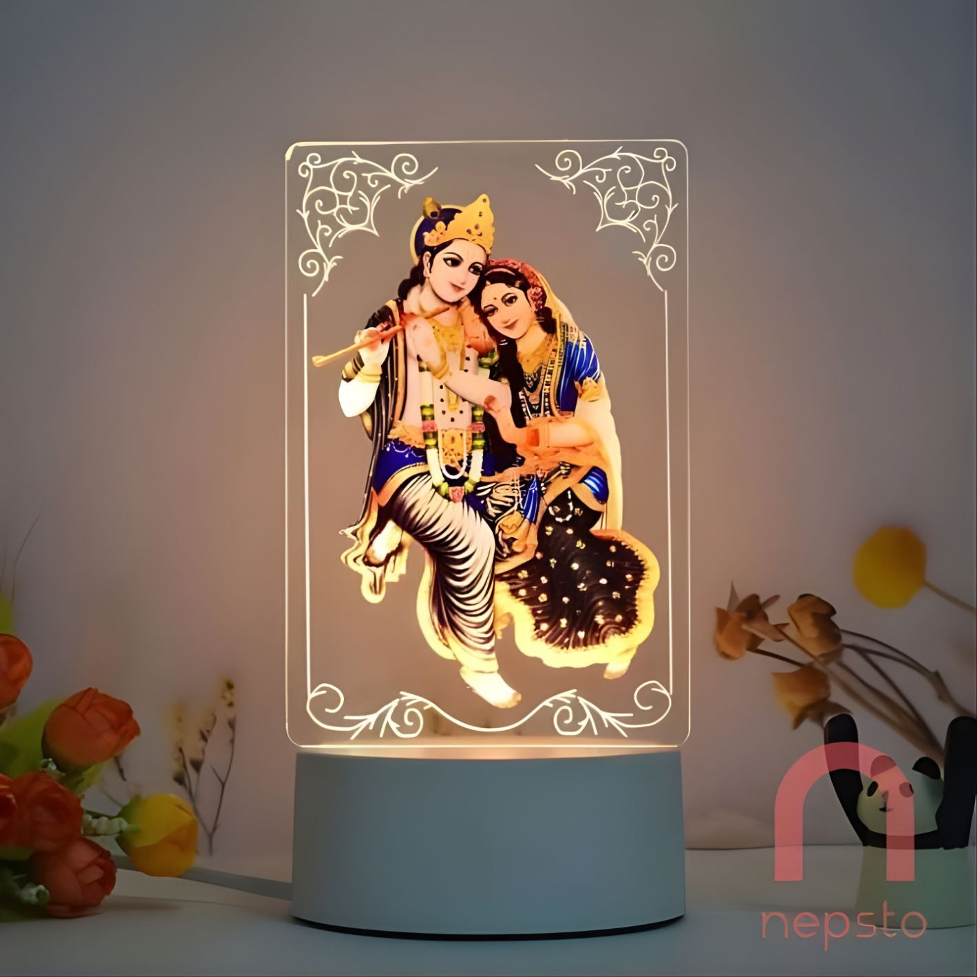 Glow Light - Radha Krishna