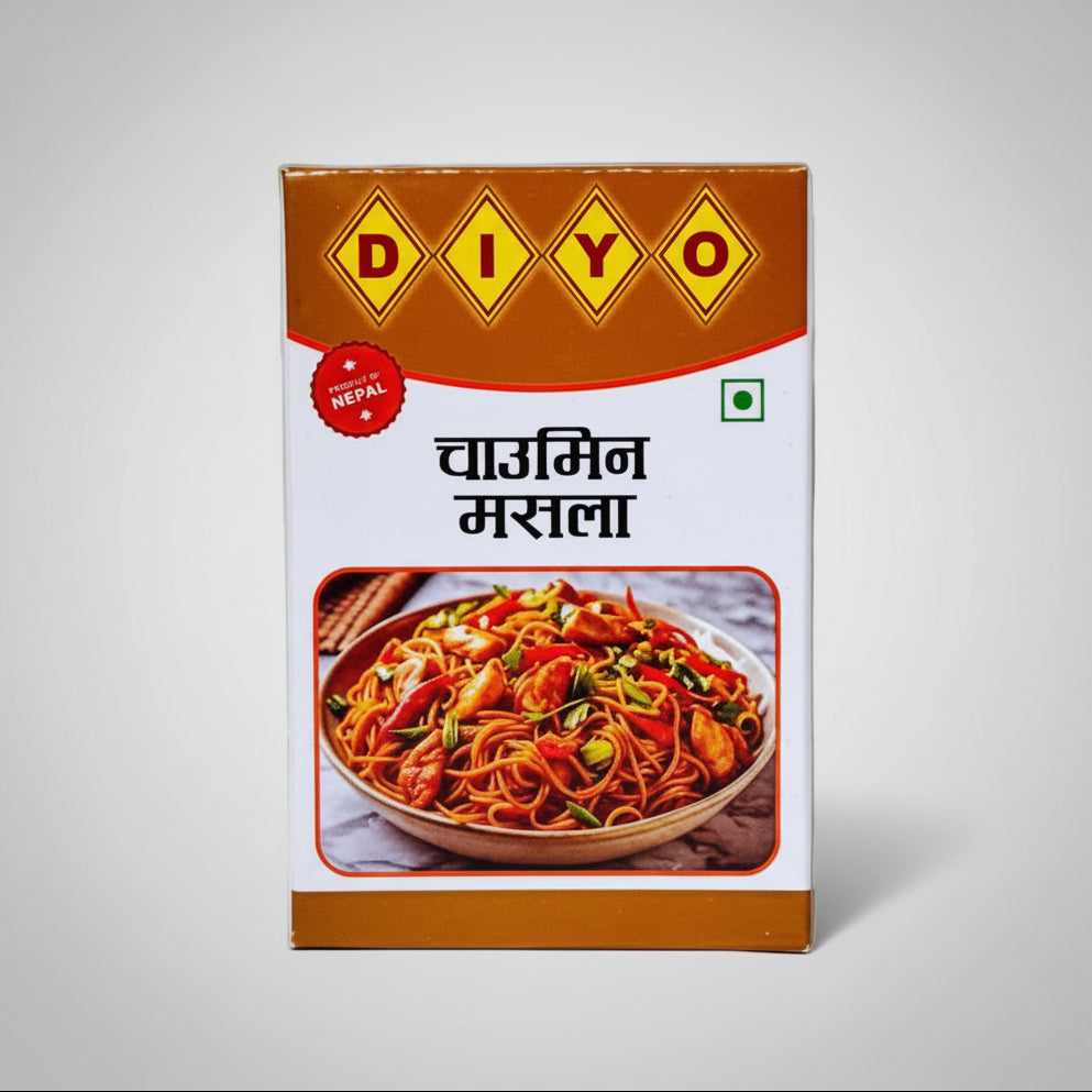 Box of DIYO Chawmin Masala on a white background