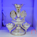 Tikadani with Ganesh & Laxmi - Silver coated
