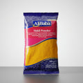 A package of Alibaba brand turmeric powder, 400g.