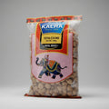 A packaged product of Kalra Soya Chunks, 500g, with the product visible through the transparent packaging. The packaging features a graphic of an elephant and the brand logo.