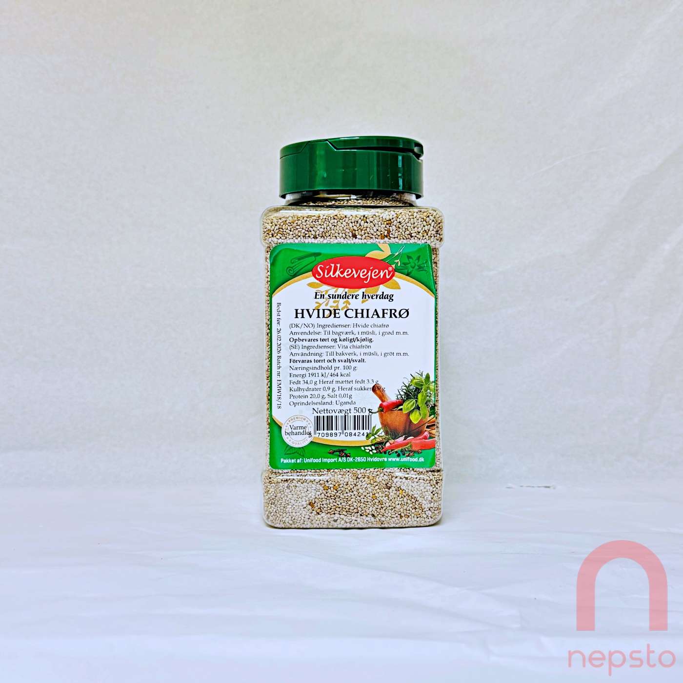 White chia seeds - 500g