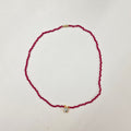 Red crystal Mangalsutra